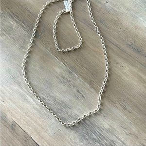 Cute Silver Bracelet and Necklace Set!